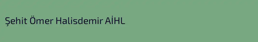 Şehit Ömer Halisdemir AİHL